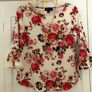 BCX Floral Top